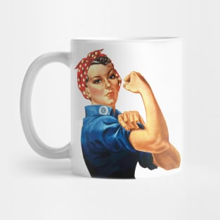 ROSIE THE RIVETER by Bruce Ashman Baker Mug